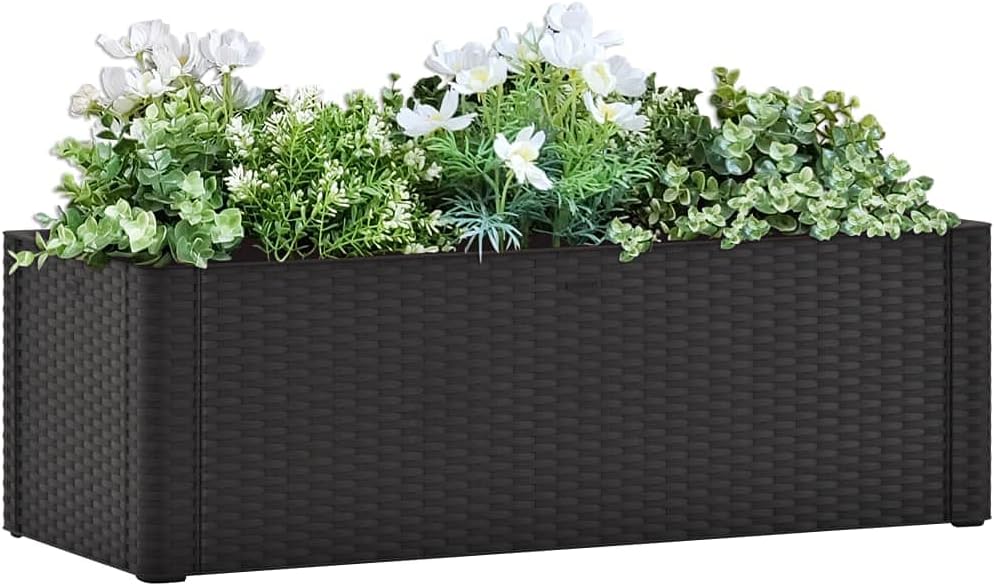 Self-Watering Rattan Garden Planter