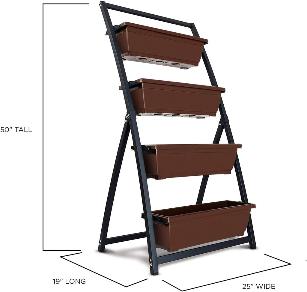 4ft Vertical Wood Raised Garden Bed
