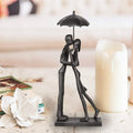 Cast Iron Romantic Couple Desktop Sculpture