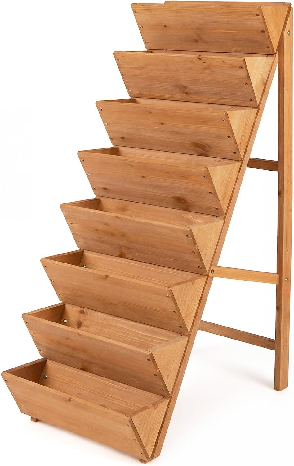 8-Tier Vertical Wood Garden Planter