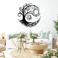 Black Metal Tree of Life Wall Art 39x39in