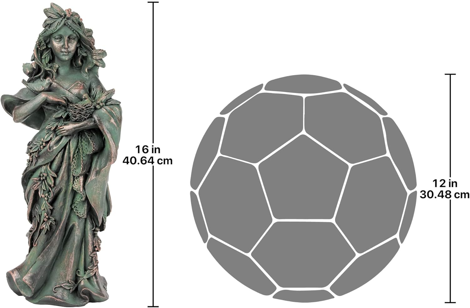 Full Color Mother Nature Forest Maiden Statue