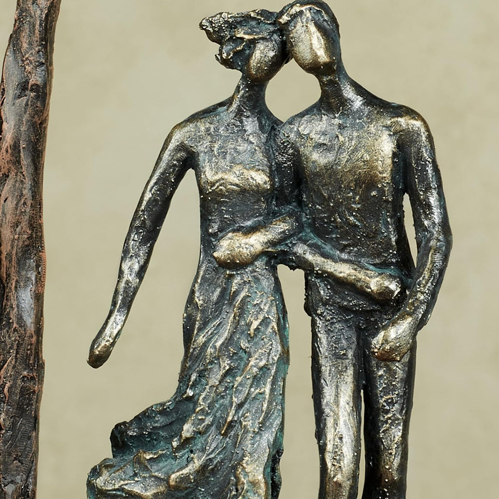 Bronze Couple Love Table Sculpture