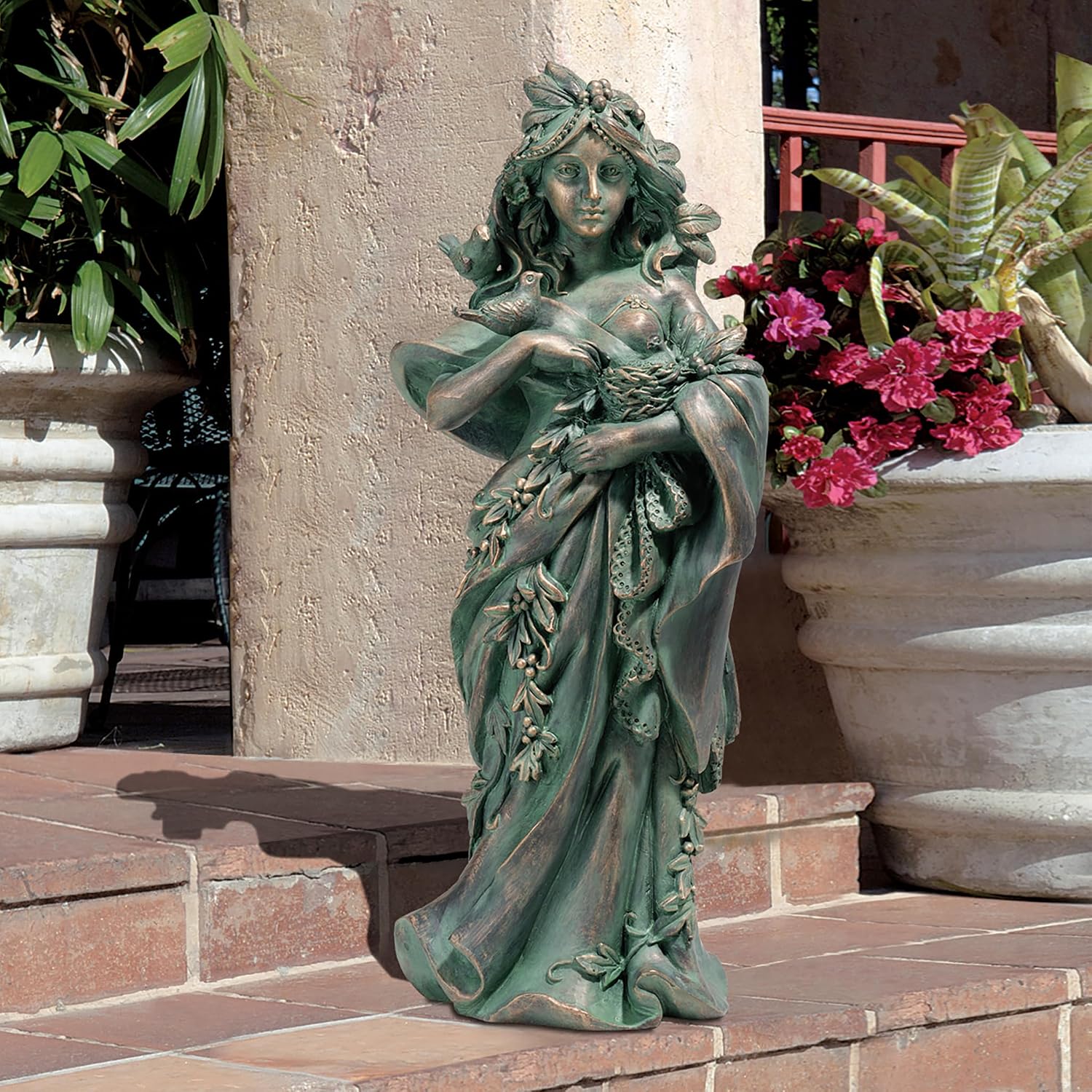 Full Color Mother Nature Forest Maiden Statue