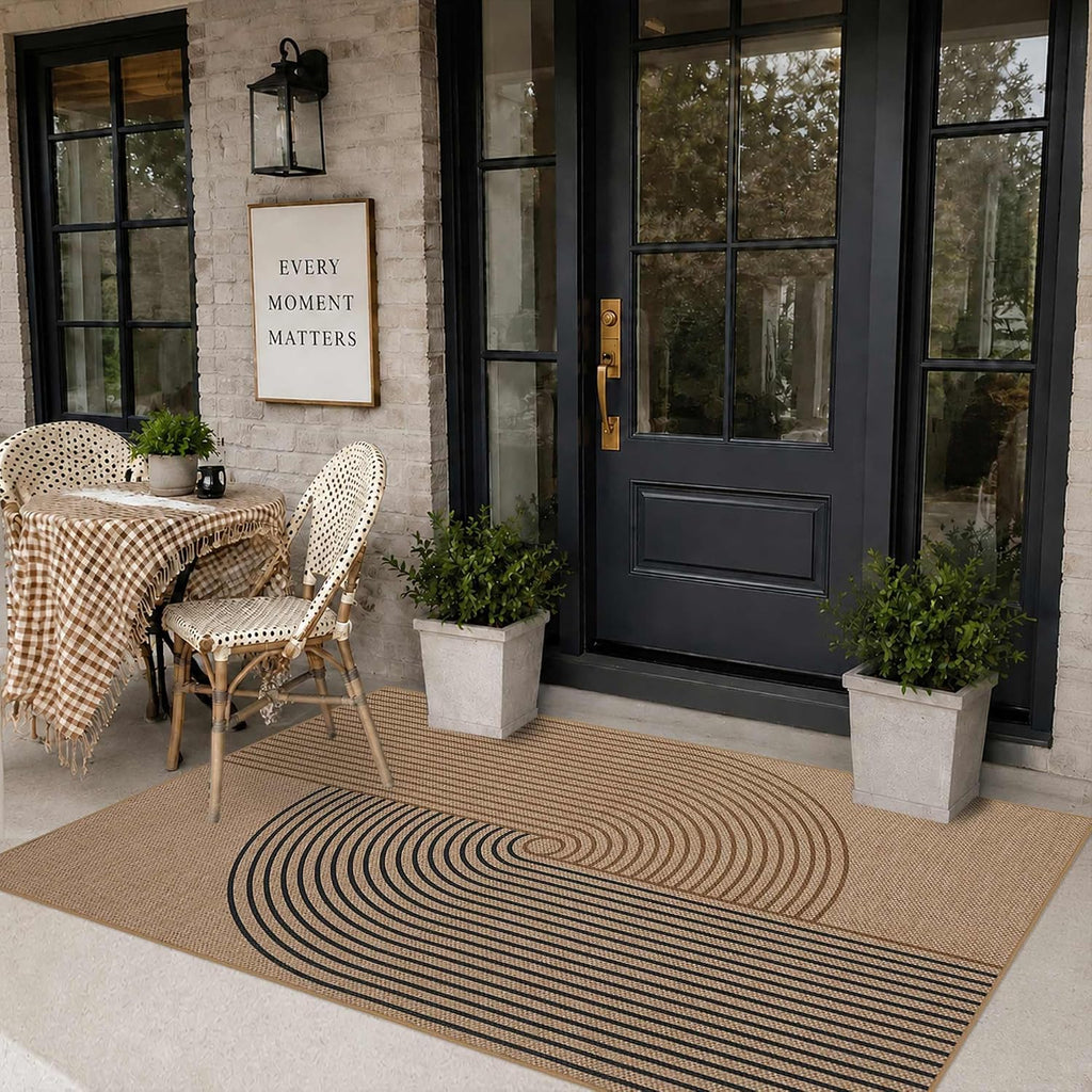 3x5 Washable Jute Patio Rug