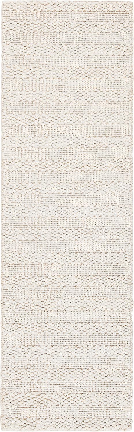 Bleach Hand Braided Jute Runner Rug 2'3"x8' NF212D
