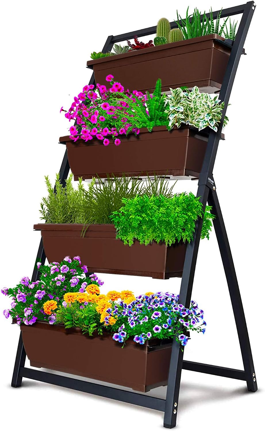 4ft Vertical Wood Raised Garden Bed