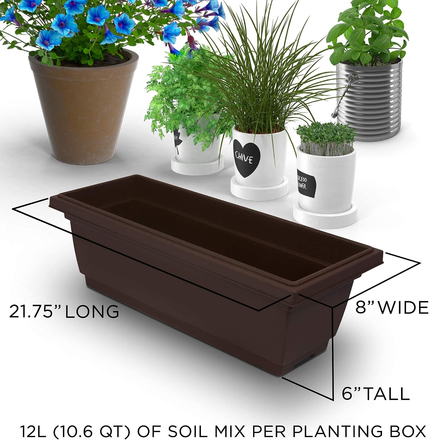 4ft Vertical Wood Raised Garden Bed
