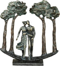 Bronze Couple Love Table Sculpture